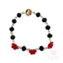Bracciale con tre rose miracolose