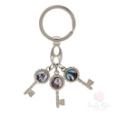 Portachiavi con Santa Rita, Madre Fasce e San Francesco