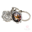 Portachiavi Santa Rita Rosa apribile