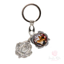 Portachiavi Santa Rita Rosa apribile