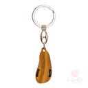 Portachiavi Santa Rita sandalo vero cuoio