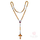 Rosario Santa Rita in legno d’ulivo