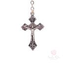 Rosario Santa Rita grani mezzo cristallo sfaccettato