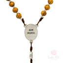 Rosario Santa Rita in legno d’ulivo