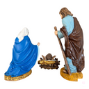 Set Sacra Famiglia Santa Rita Souvenirs con Maria, Giuseppe e Gesù Bambino, statuine artigianali dipinte a mano