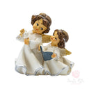 Set 2 coppie Angeli resina