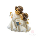 Set 2 coppie Angeli resina