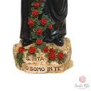 Statua Santa Rita Resina Marmo Produzione Artigianale cm 26