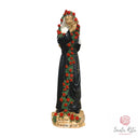 Statua Santa Rita Resina Marmo Produzione Artigianale cm 26