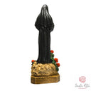 Statua Santa Rita da Cascia in Resina Dipinta a Mano 13 cm — Maestro Ulderico Cassetta