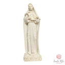 Statua di Santa Rita in resina patinata 13,5 cm