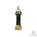 Statuina Santa Rita 9cm  Resina Marmo Artigianale