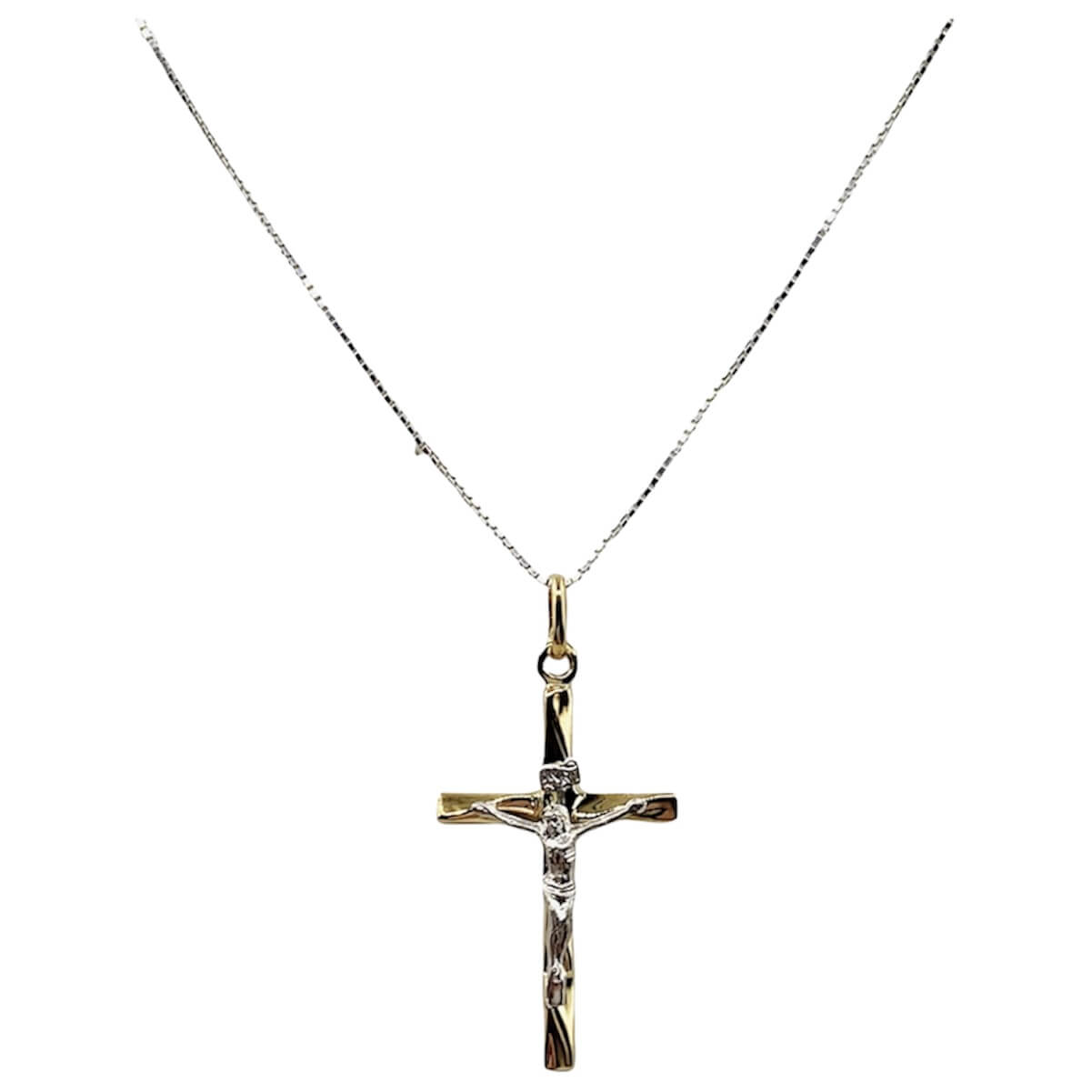 Collana argento 925 ciondolo placcato oro