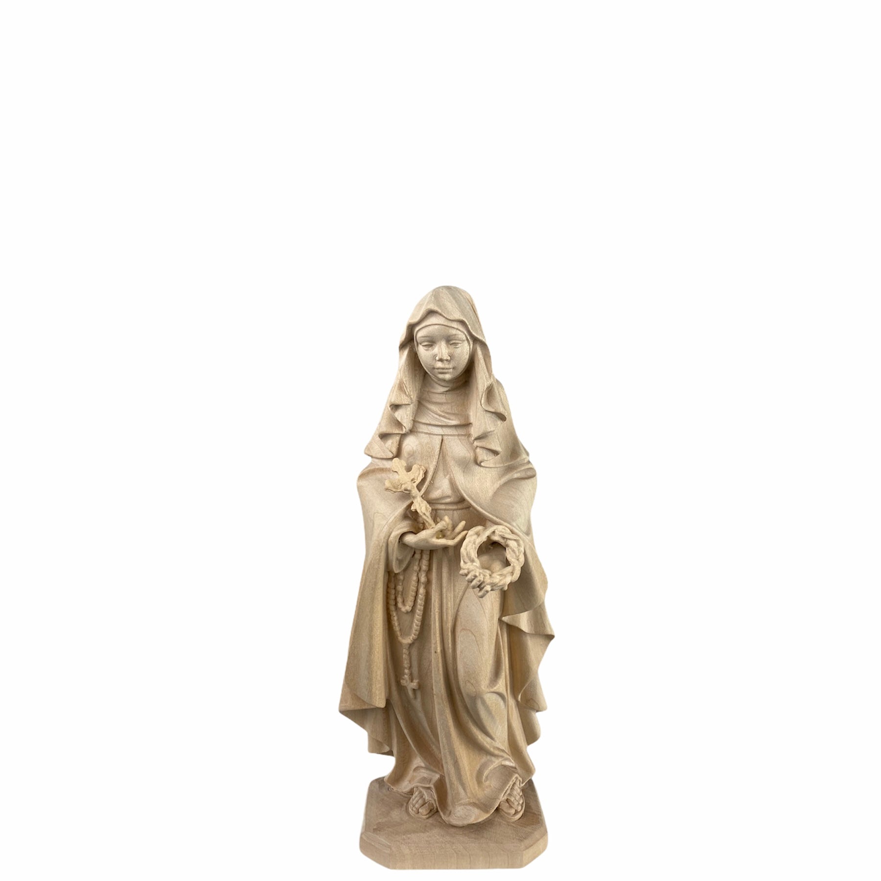 Statua Santa Rita in legno