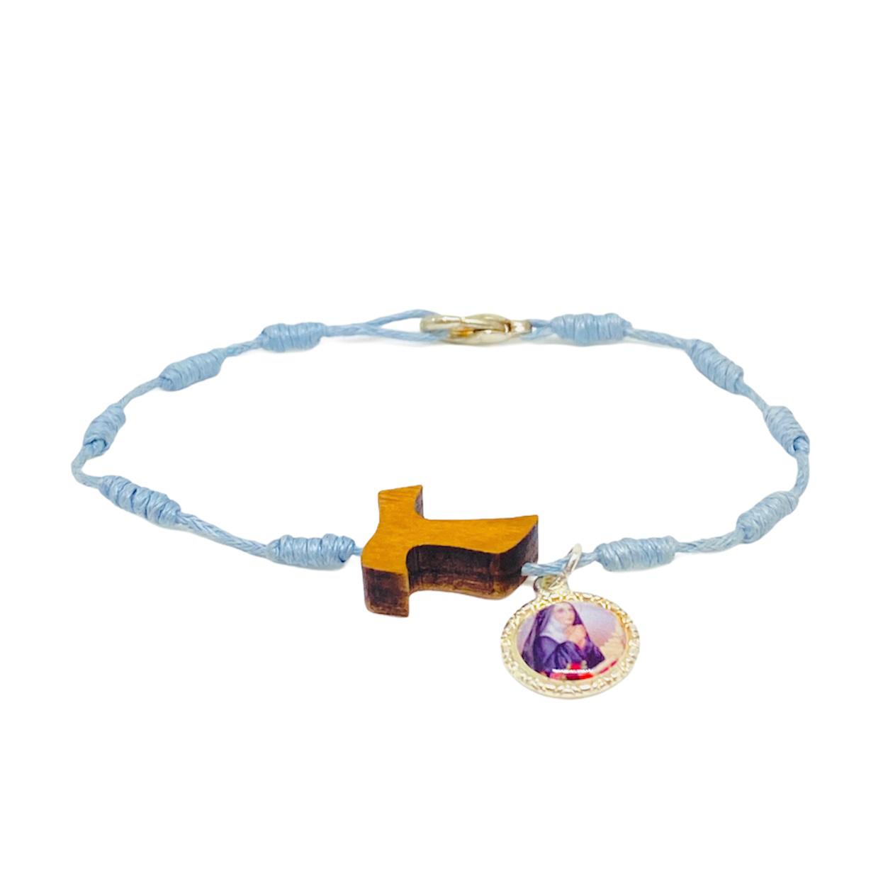 Bracciale Tao in corda con medaglia