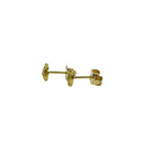 Orecchini Rosa in Oro Giallo 18kt