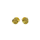 Orecchini Rosa in Oro Giallo 18kt